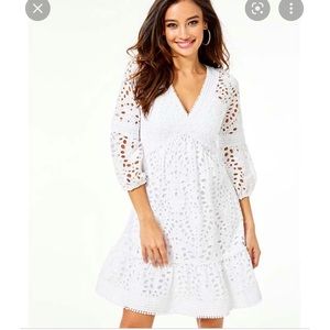 Lilly Pulitzer White Lace Dress